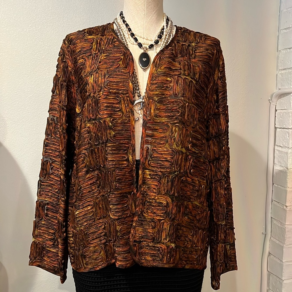Chicos Silk vintage jacket